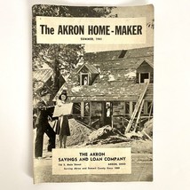 1940s Akron Home Maker Booklet by Akron Savings and Loan Co Ohio Lucite ... - $99.95