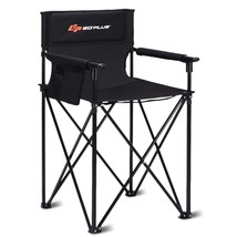 Portable 38 Inch Oversized High Camping Fishing Folding Chair - £80.24 GBP