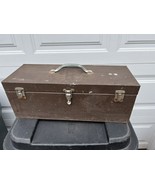 Vintage Kennedy CS-19 Brown Wrinkle Finish Cantilever Tray Portable Tool... - €38,38 EUR