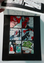 Original 1998 JLA Batman Flash color guide comic book art page 13: DC Comics/DCU - £69.32 GBP
