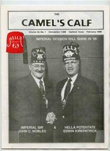 The Camel&#39;s Calf Hella Temple Shrine Magazine 1999 Dallas Texas - $17.82