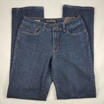 Nine West Striaght Leg Jeans Size 6/27 Broadway Fit Mid rise Dark Wash  - £12.52 GBP