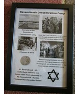 WW2 Ravensbruck Camp ID Tag  In Framed Display - £49.33 GBP