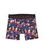 American Eagle Mens 6&quot; Inseam Flex Boxer Briefs, 02361749 Black Fireworks - $17.06 CAD
