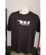BSA Motorcycle Shirt Mens Sz XL Black - $14.70