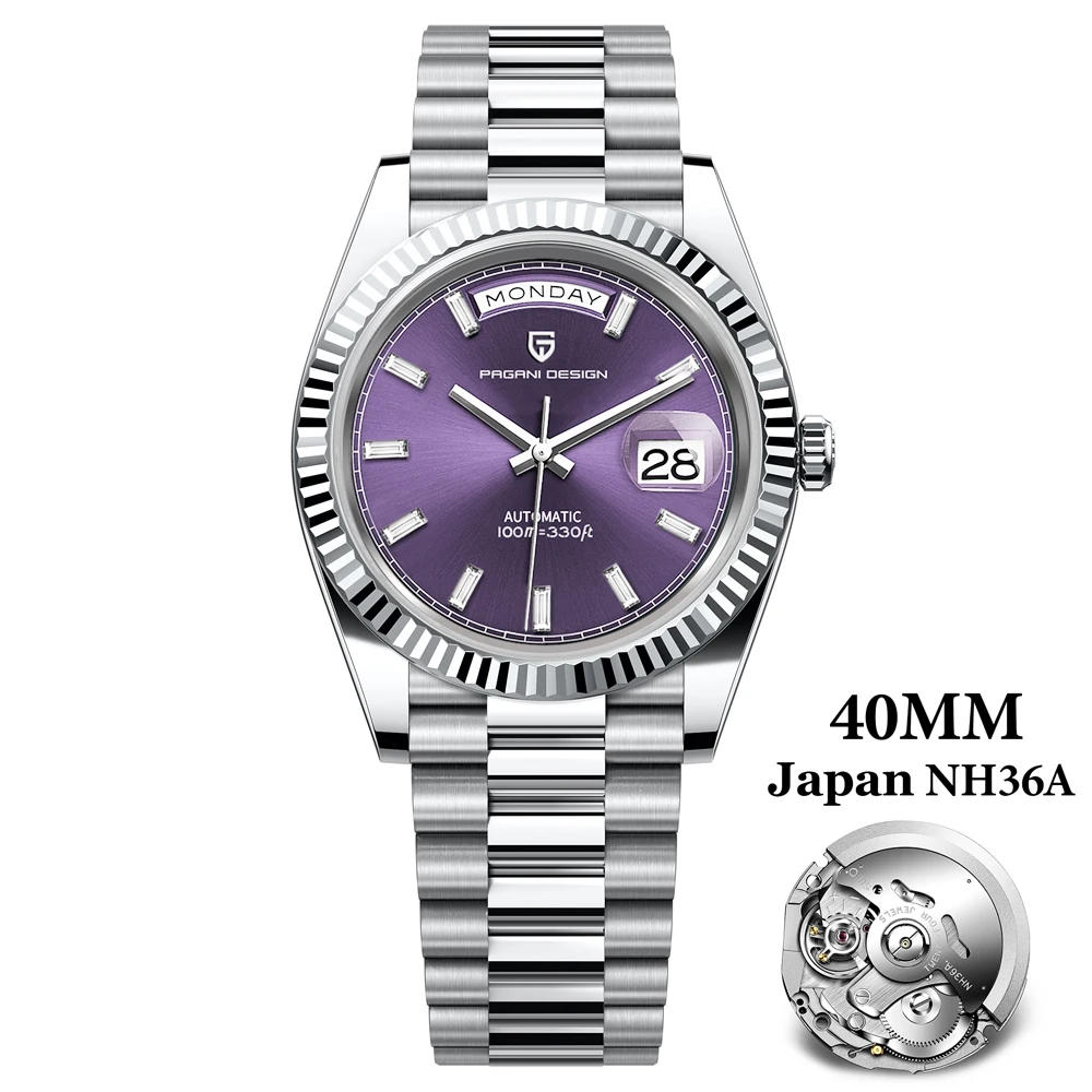 New DD40 Men&#39;s Mechancia Watches Luxury Automatic Watch Men Date Week AR... - £237.21 GBP