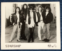 B/W Press Photo Jefferson Starship 8x10 Pop Rock San Francisco Calif Rca 892A - $15.43