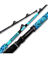Trolling Fishing Rod 1-Piece Saltwater Big Game Rod Offshore Conventiona... - $212.24 CAD