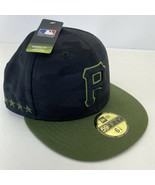 Pittsburgh Pirates New Era  Memorial Day On-Field 59FIFTY Fitted Hat 6 7/8 - £22.83 GBP