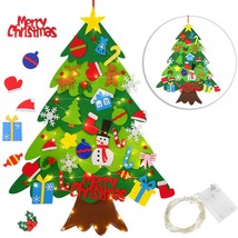DIY Felt Christmas Tree Ornaments Kids Christmas Gift - £15.15 GBP