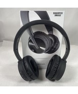 HEADPHONES WIRELESS Bluetooth SBT672BK Black Sharper Image - $271.03 MXN