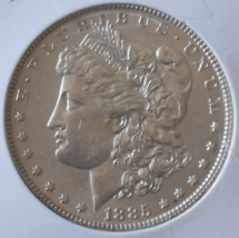 1885-P Morgan Silver Dollar. Very Nice Coin! - £37.98 GBP