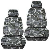 Front set car seat covers fits 2013-2020 Nissan NV200  camo gray - £51.18 GBP