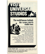 1974 Universal Studios Advertisement Hollywood Movie Tour Vintage DWX10A - €17,16 EUR