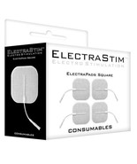 Electrastim Accessory Square Self Adhesive Pads 1.96&quot; x 1.96&quot; (pack Of 4) - £8.86 GBP