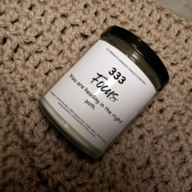 333 Angel Number Candle |Law of Attraction | Repeating Numbers Candle | - £14.60 GBP