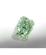 Rare Green Diamond - 0.43ct Natural Loose Fancy green Color GIA SI1 Radiant - £8,788.85 GBP
