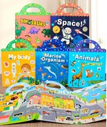 6pcs/set Themes Portable Adhesive Scene Paste Stickers for Children Kids... - $68.21 CAD