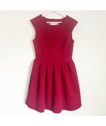 Love Nickie Lew Juniors Cap Sleeve Open-Back Fit Flare Red Rose Quilt Dr... - $21.93 CAD