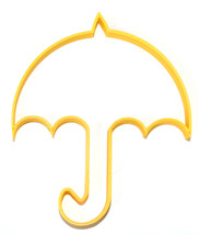 6x Umbrella Parasol Fondant Cutter Cupcake Topper 1.75 IN USA FD718 - £5.60 GBP