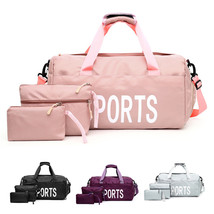 3PCS Waterproof Shoulder Bag Wet-dry Seperation Shoes Bag Fitness Yoga H... - £19.23 GBP