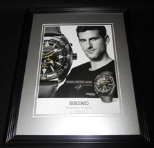 Novak Djokovic Facsimile Signed Framed 11x14 2015 Seiko Advertising Display B - £39.55 GBP