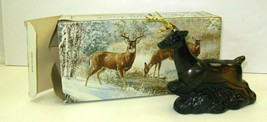 Vintage Avon Wild Country Aftershave Ten-Point Buck Decanter Bottle Full Box - £10.52 GBP