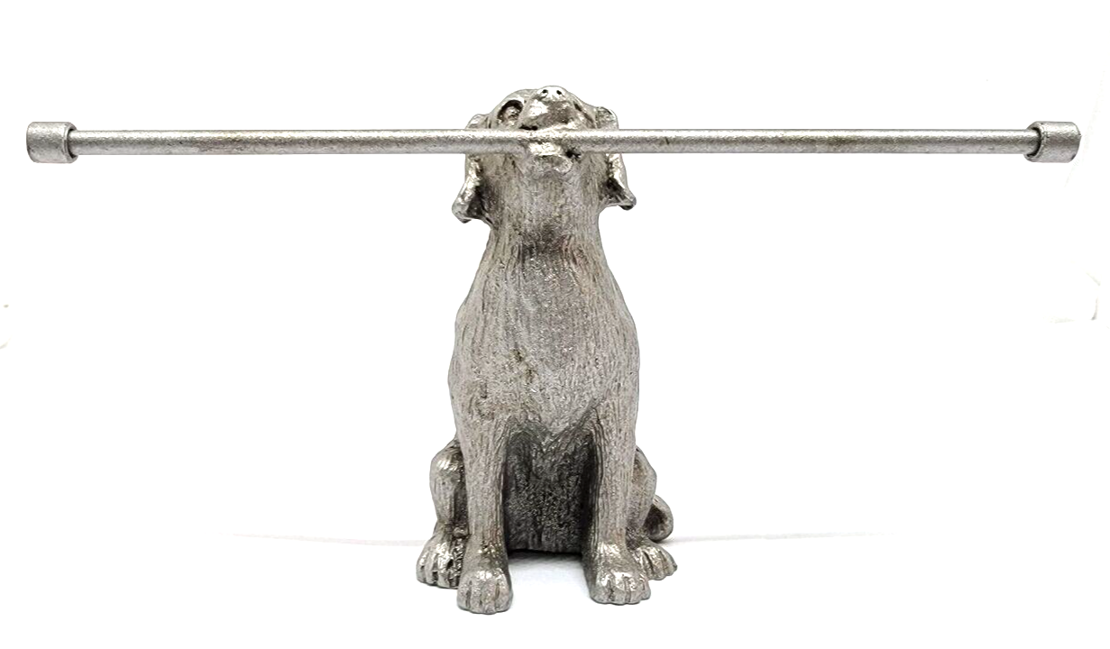 Primary image for Cast Metal Dog RING EARRING HOLDER Too cute!