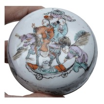Antique Chinese Famille Rose Rouge Box - £89.32 GBP