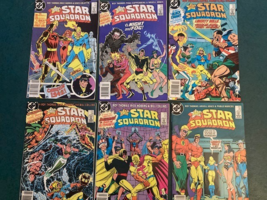 ALL STAR SQUADRON Lot of 6 DC Comic Books - #34,35,42,44,45,48 - $18.00