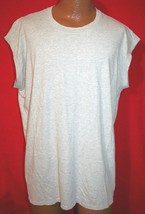Vintage 80s Jerzees Blank Gray 50/50 Sleeveless T-SHIRT Xl Vtg Made In Usa - £19.43 GBP