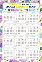 2022 Magnetic Calendar - Today is My Lucky Day - Themed 015 (5.25 x 8) - £8.69 GBP