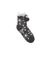 Women&#39;s Sherpa Lined Non-Slip Fuzzy Slipper Socks With PomPoms Winter Sn... - $161.82 MXN