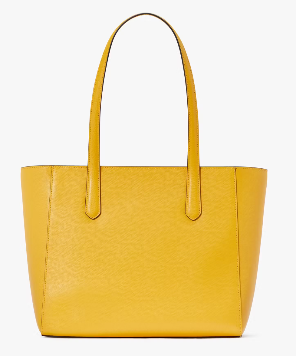 Kate Spade Staci Yellow Saffiano Leather Tote Bag KG473 Purse Handbag NWT $359