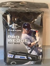 Easton Pro Wedge Bat Bag Black &amp; Blue .. Backpack Straps, Hangs On Fence - $25.91