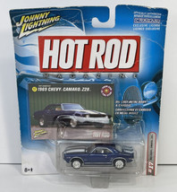 Johnny Lightning Hot Rod Magazine 1969 Chevy Camaro Z28 #17 Blue New - $23.75