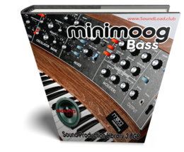 minimoog Bass - The KING of analog sounds - Large original WAVE Samples Library - £11.96 GBP