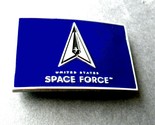 UNITED STATES SPACE FORCE USSF BELT BUCKLE 3.25 X 2.2 INCHES METAL ENAMEL - £14.11 GBP