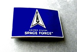 UNITED STATES SPACE FORCE USSF BELT BUCKLE 3.25 X 2.2 INCHES METAL ENAMEL - £14.34 GBP