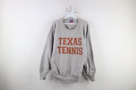 Vtg 90s Champion Reverse Weave Mens Medium University of Texas Tennis Sweatshirt - £71.18 GBP