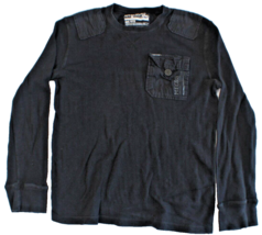 Marc Ecko Cut &amp; Sew Patched Thermal Top Men&#39;s Size Large - $18.70