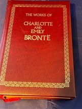 Longmeadow Press Charlotte Emily Bronte Book Leather Bound Jane Eyre Wuthering - £16.95 GBP