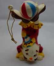 Clown Ornament on Hands with Ball on Feet Resin - Made in Hong Kong - £13.57 GBP