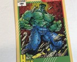 The Hulk Trading Card Marvel Comics 1990 #53 - $1.97