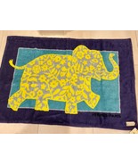 Hermes Beach Towel Elephant Bath Mat yellow Cotton rug animal 95 x 65 cm - £623.48 GBP