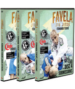 Favela Jiu Jitsu Vol 4-6 Submissions by Fernando Terere 3 DVD Box Set - $49.00