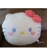 HELLO KITTY FACE PILLOW Brand New Plush Stuffed Animal 12&quot; JAPAN TOREBA - $40.96 CAD