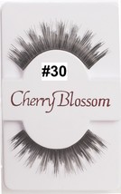 CHERRY BLOSSOM EYELASHES MODEL# 30 -100% HUMAN HAIR BLACK 1 PAIR PER PACK - £1.48 GBP+