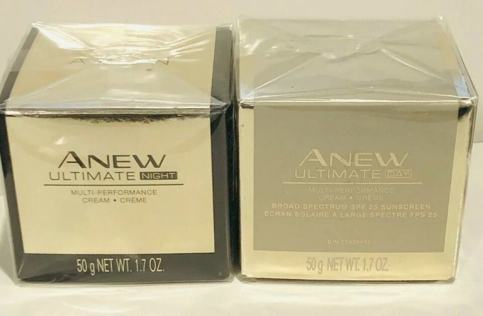 Avon Anew Ultimate Multi-Performance Day and Night Cream 1.7 FLOZ Each - $56.09