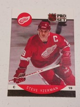 Steve Yzerman Detroit Red Wings 1990 Pro Set Card #79 - £0.76 GBP
